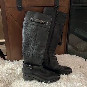Gently used coach leather boots